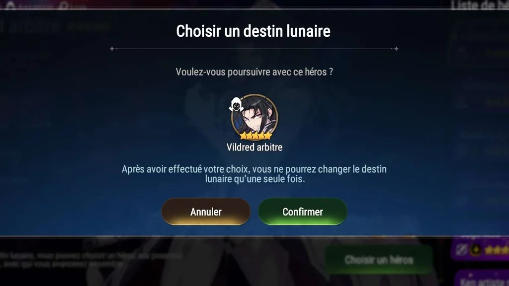 One change only