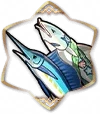 Double épée poisson